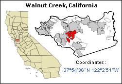 Walnut Creek Map